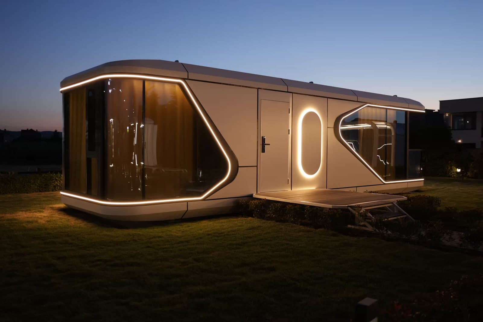 RID House capsule home on site, photo 2