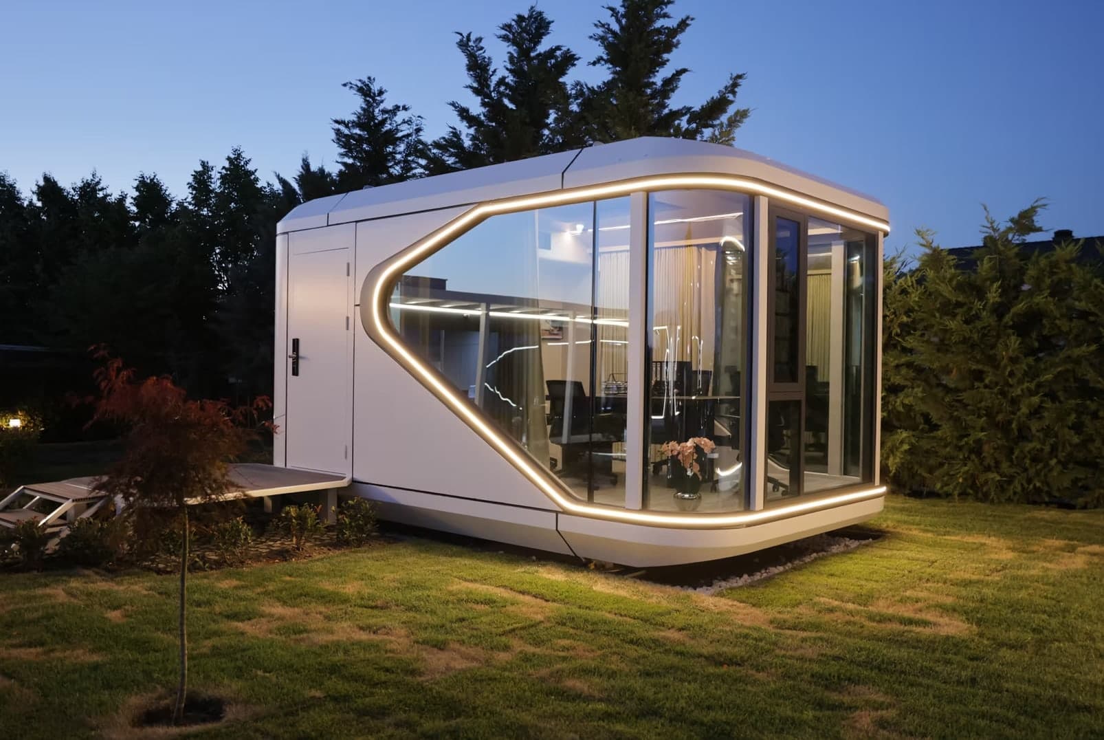 RID House capsule home on site, photo 4